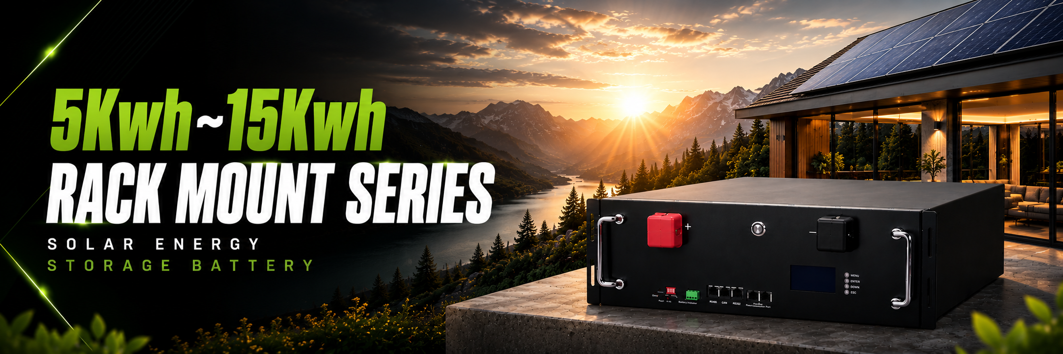 5Kwh~15Kwh Rack Mount Series SOLAR ENERGY STORAGE BATTERY