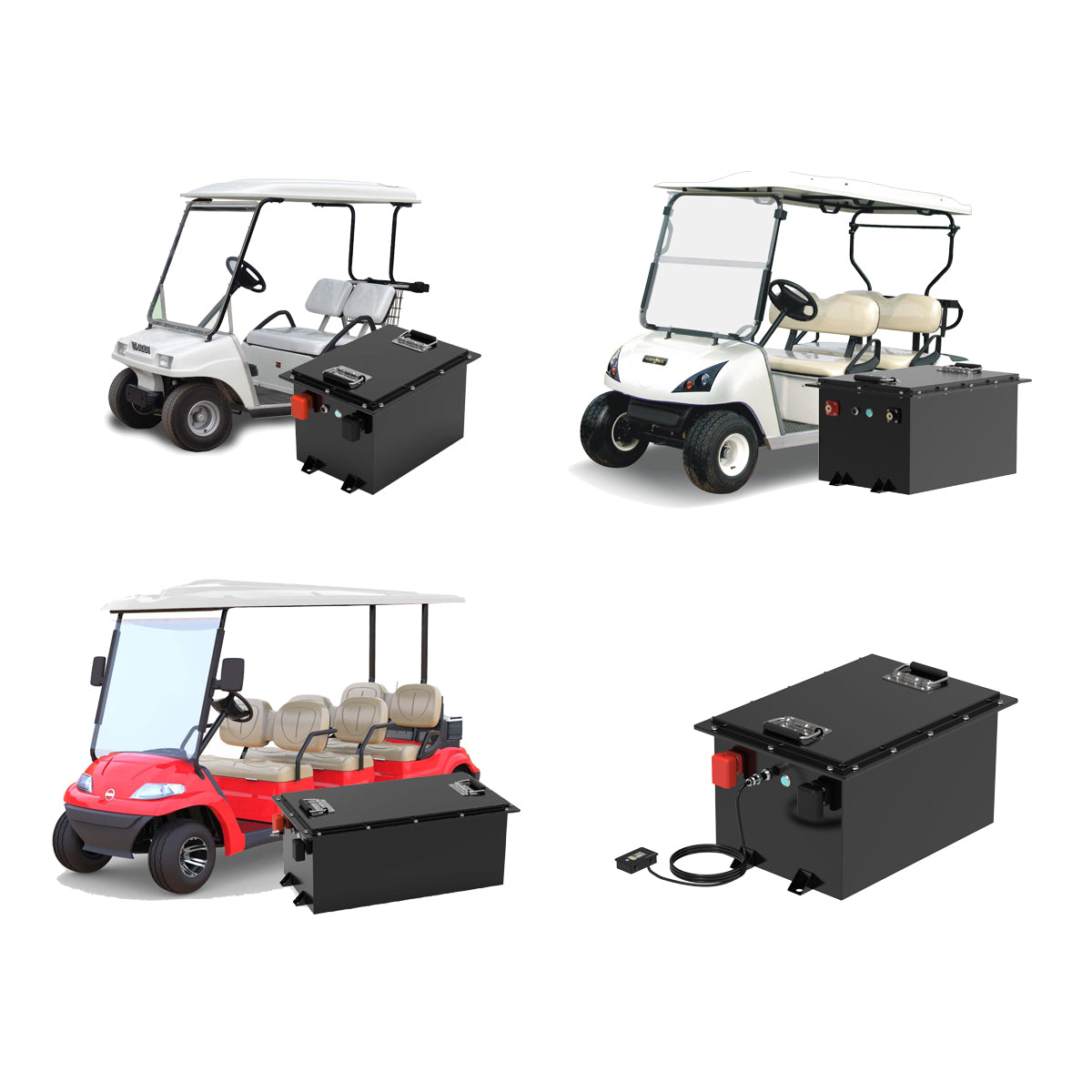 VoltEdge (Premium) Golf Cart 48V 105AH Lithium LiFePO4 Battery