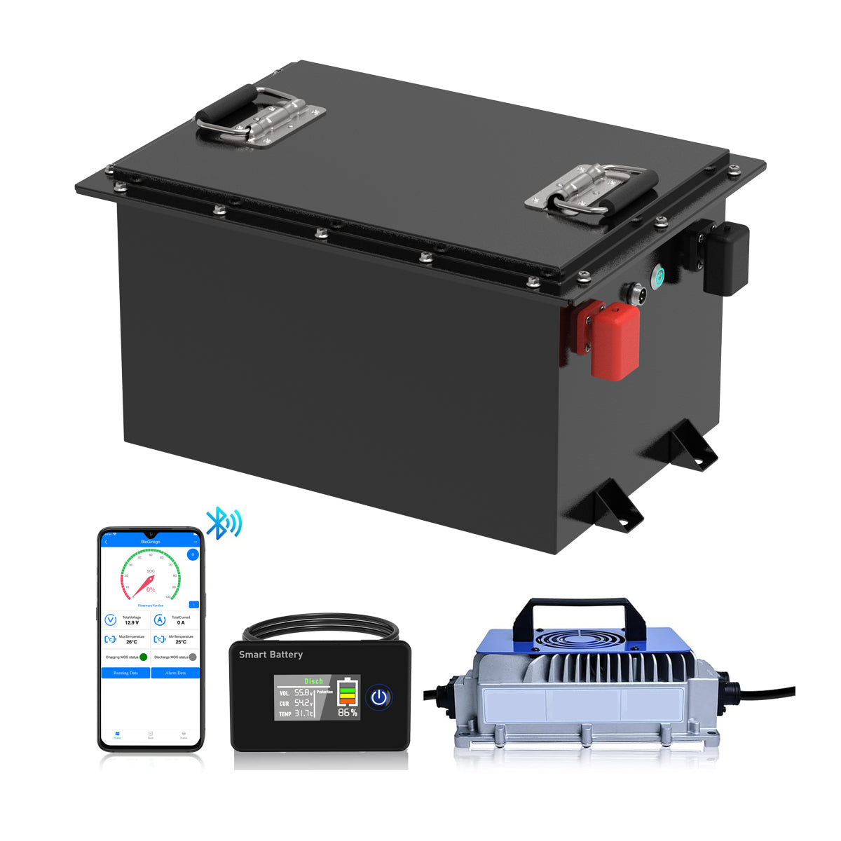 VoltEdge (Premium) Golf cart 36V 105AH  Lithium LiFePO4 Battery