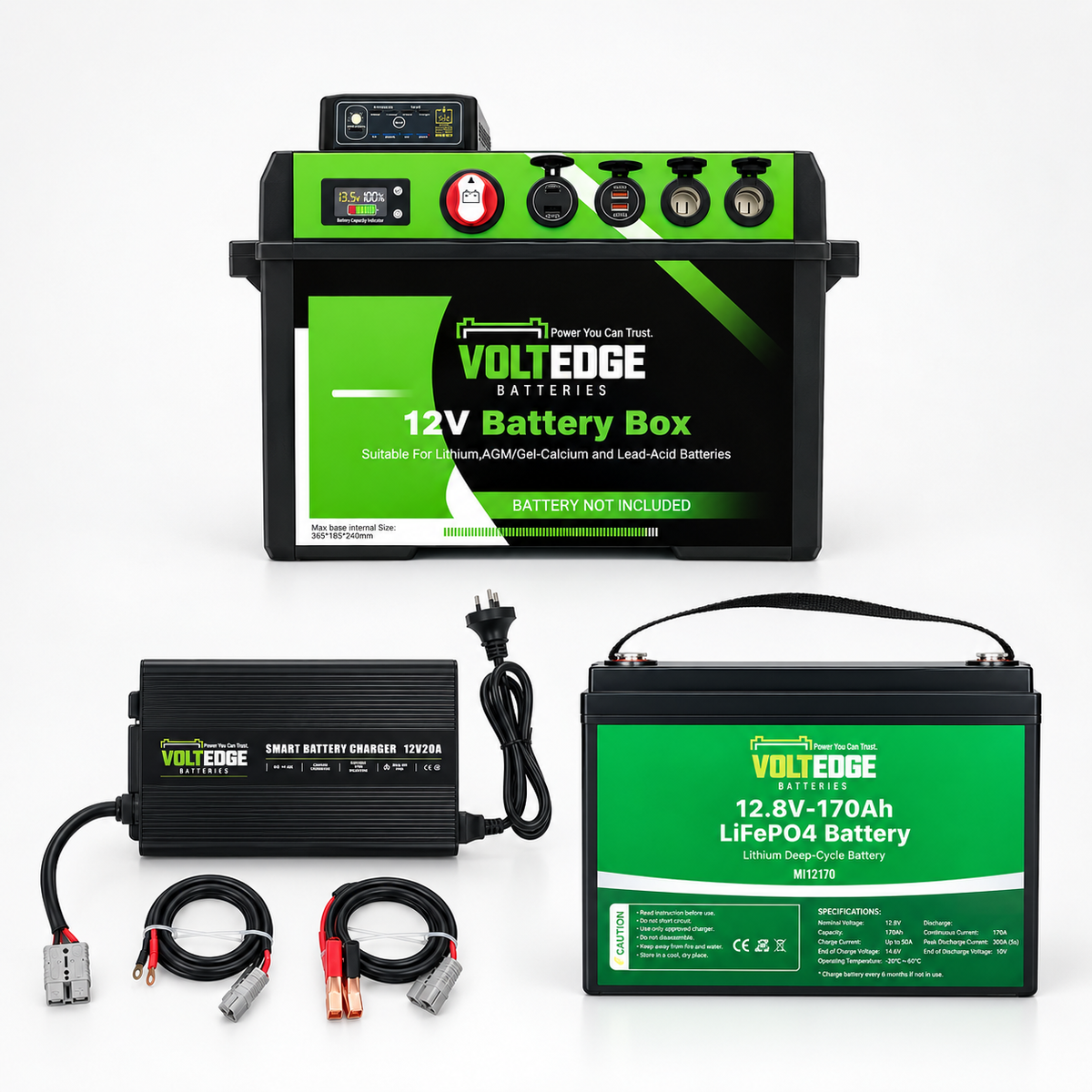 VoltEdge Premium Caravan Starter Kit
