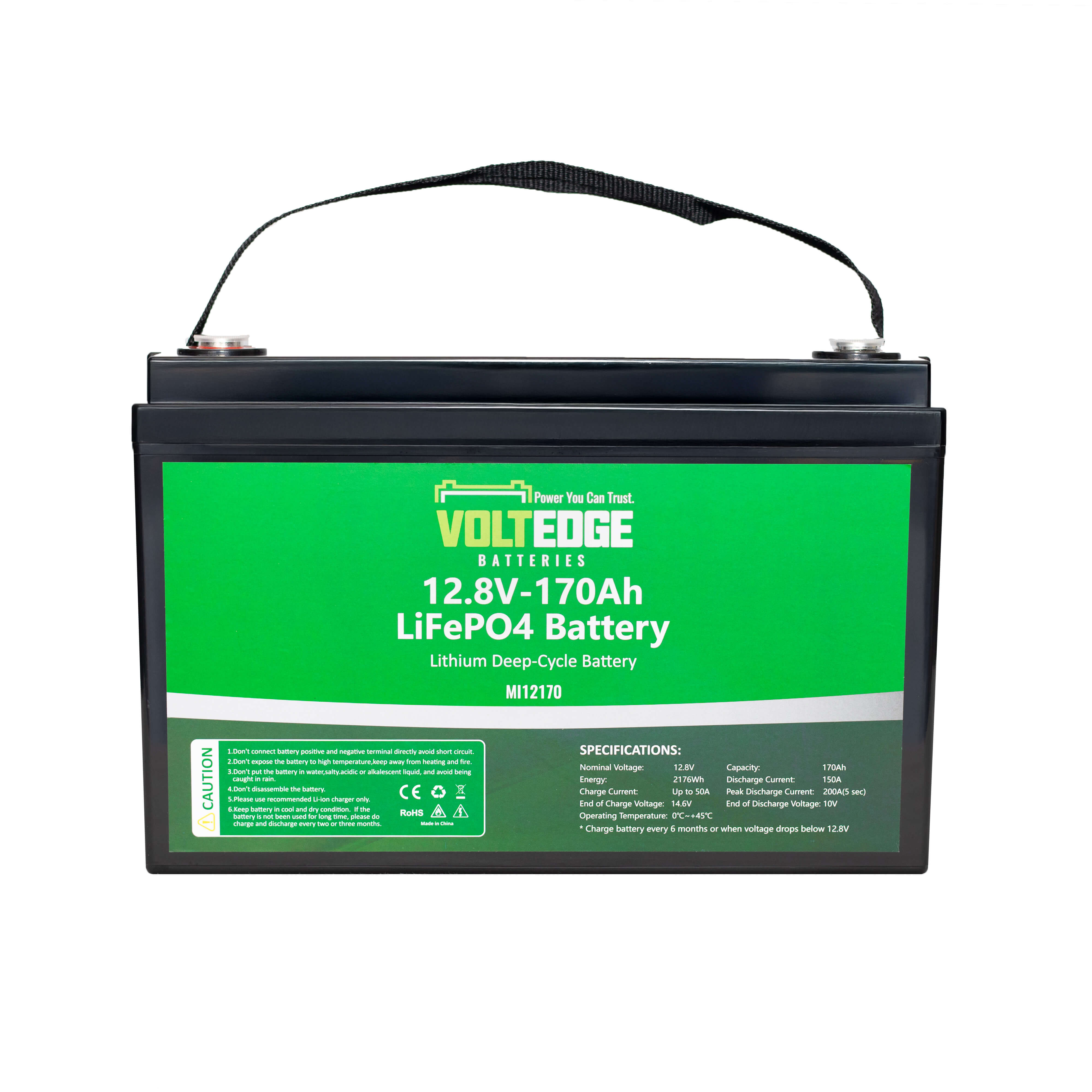 VoltEdge (Lite) 12.8V 170AH Lithium LiFePO4 Battery