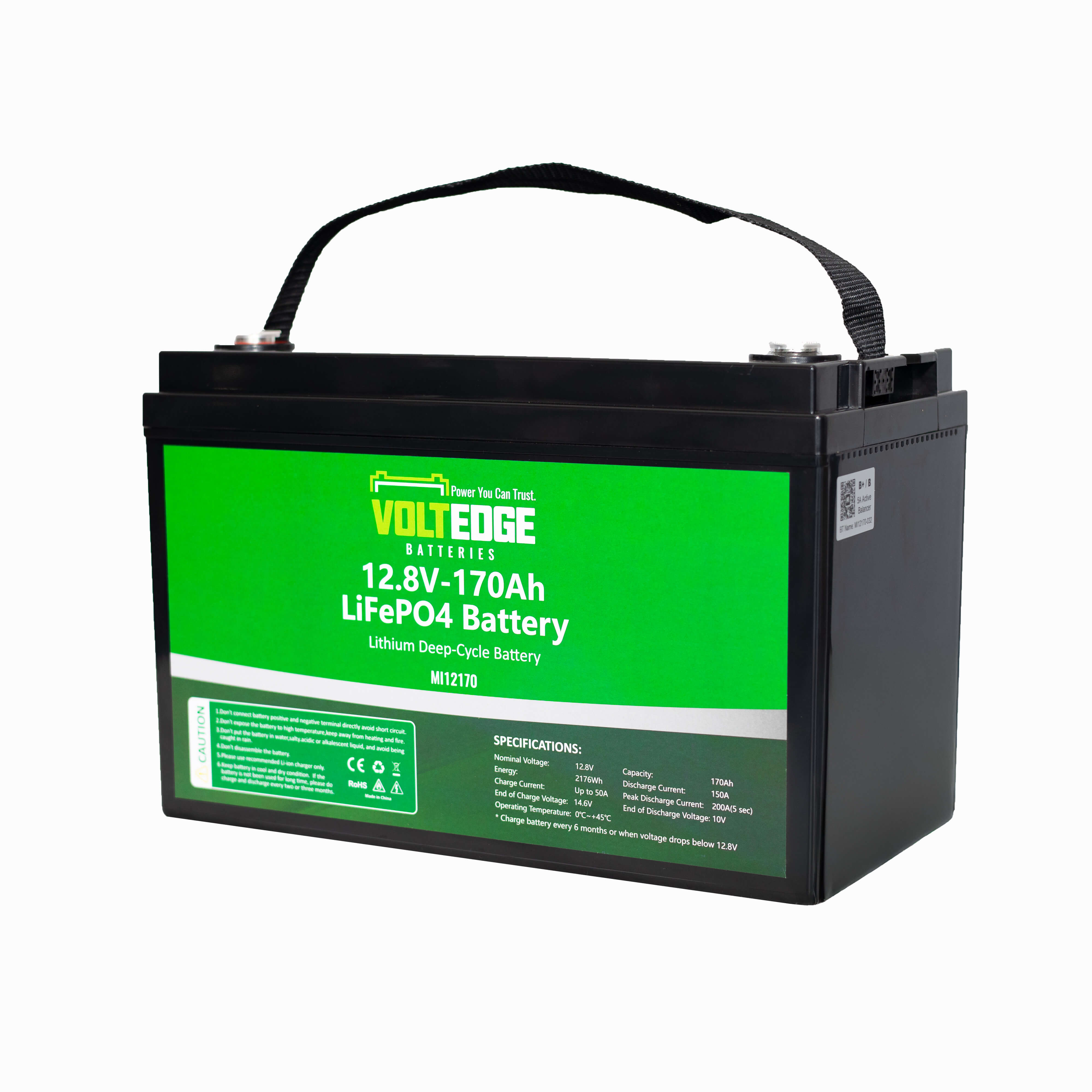 VoltEdge (Lite) 12.8V 170AH Lithium LiFePO4 Battery