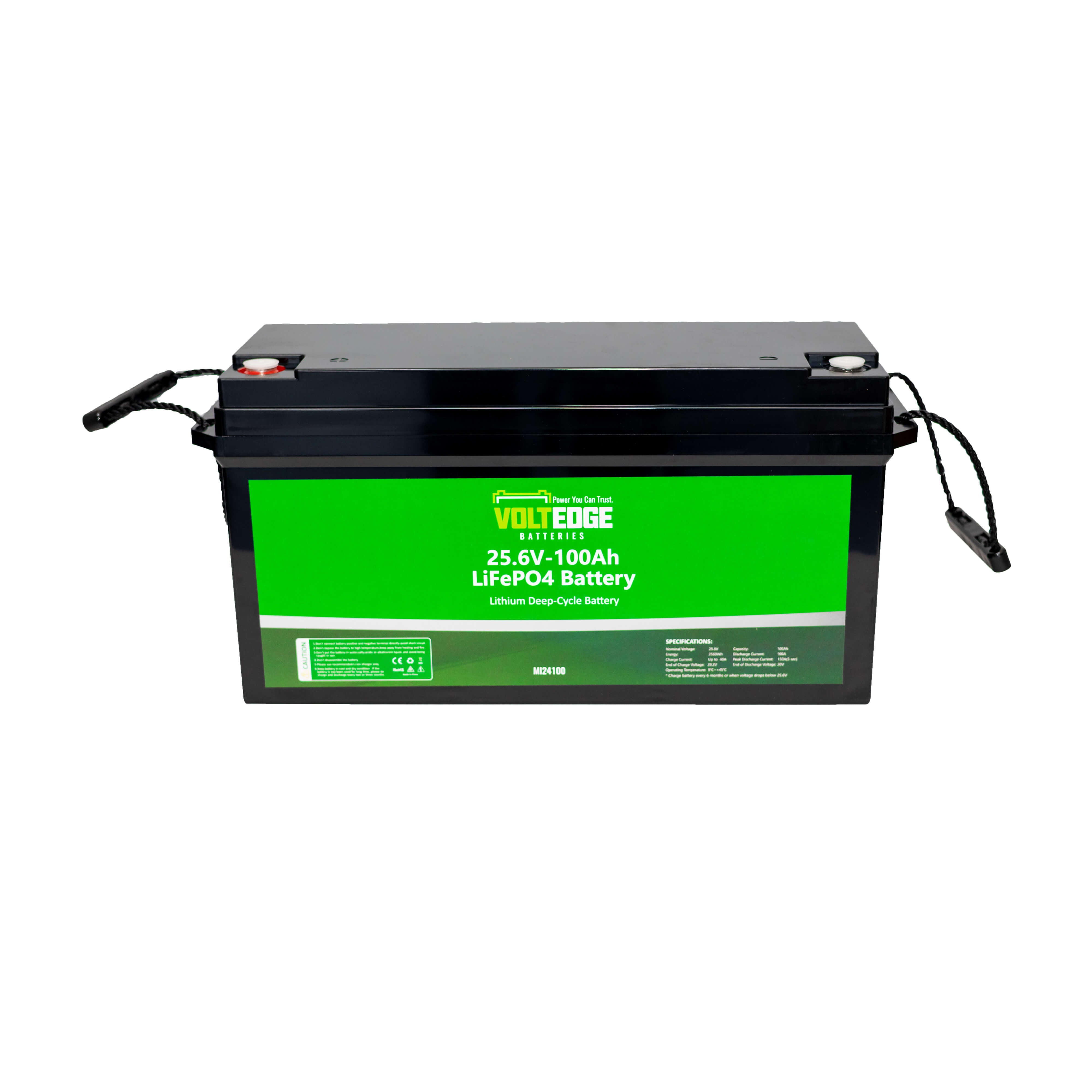VoltEdge (Premium) 24V 100AH Lithium LiFePO4 Battery