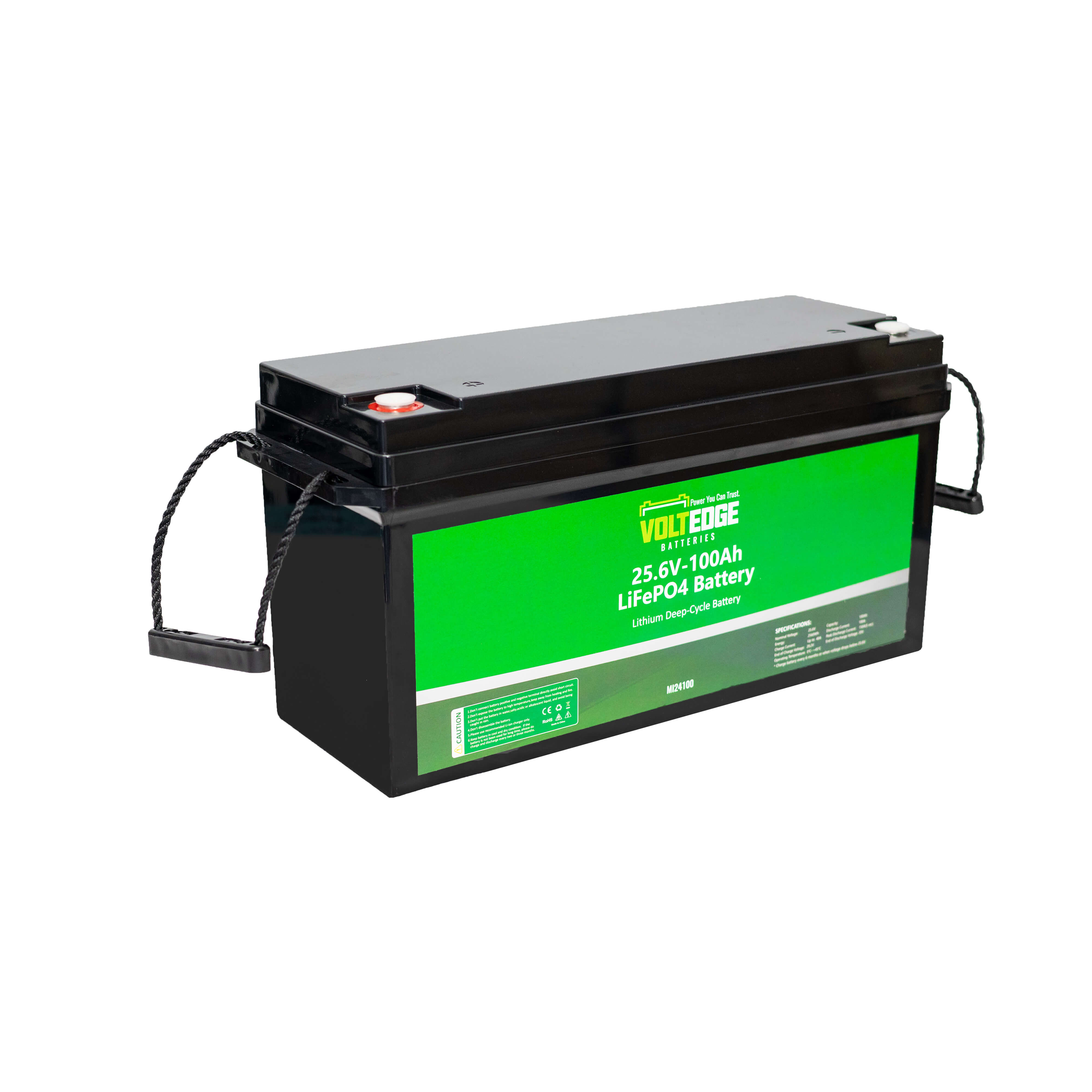 VoltEdge (Premium) 24V 100AH Lithium LiFePO4 Battery