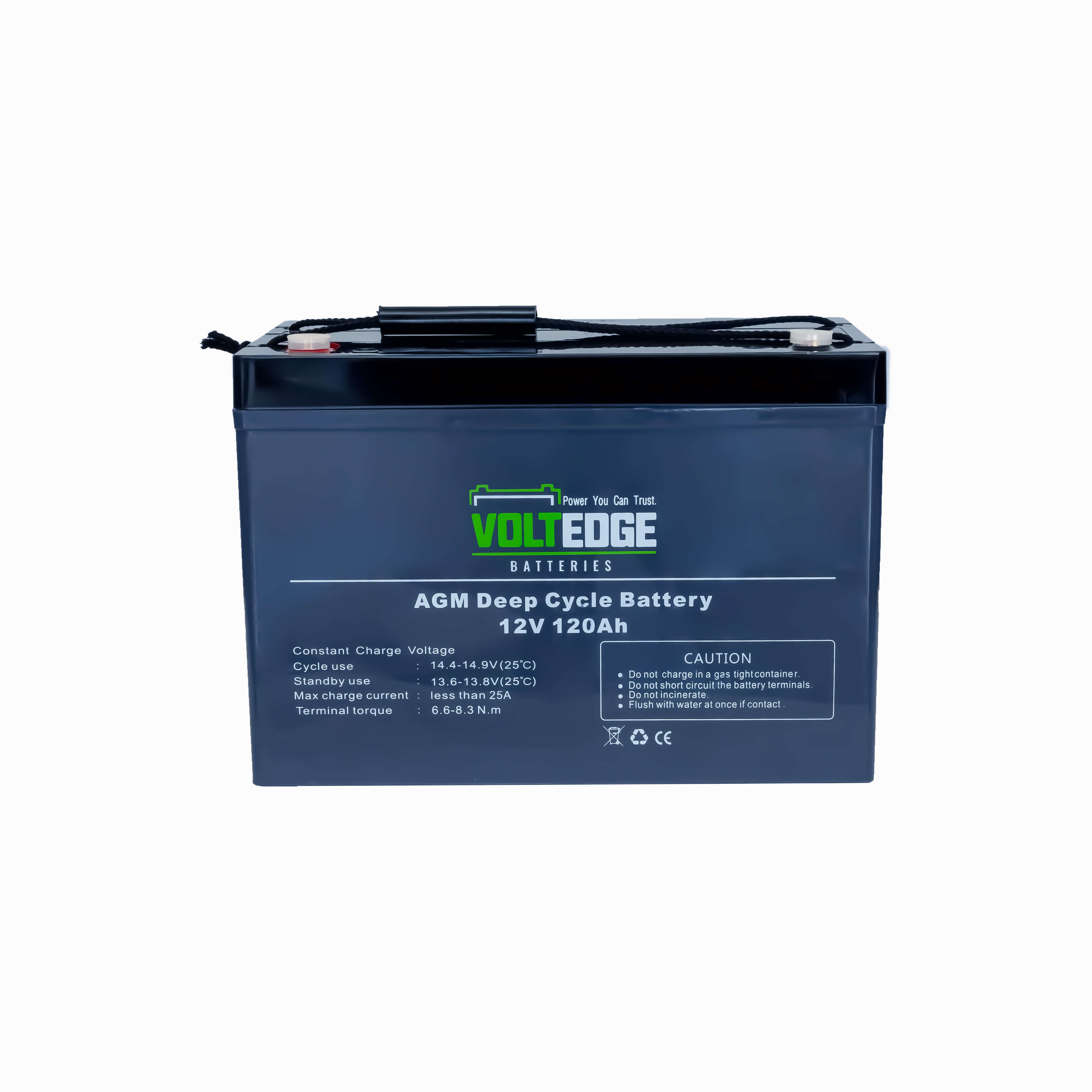 VoltEdge 12V 120Ah AGM DEEP CYCLE BATTERY