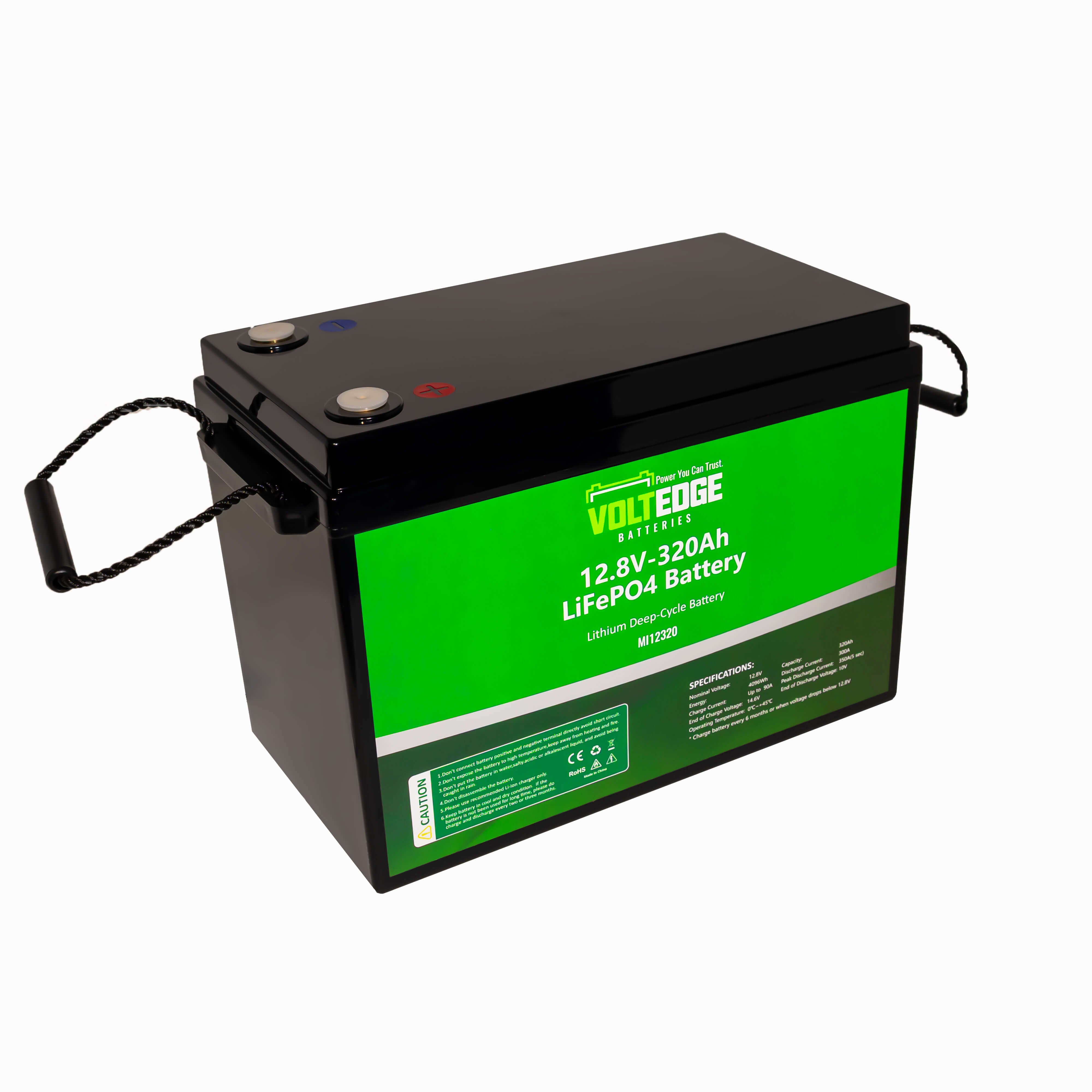 VoltEdge (Premium) 12.8V 320ah Lithium LiFePO4 Battery