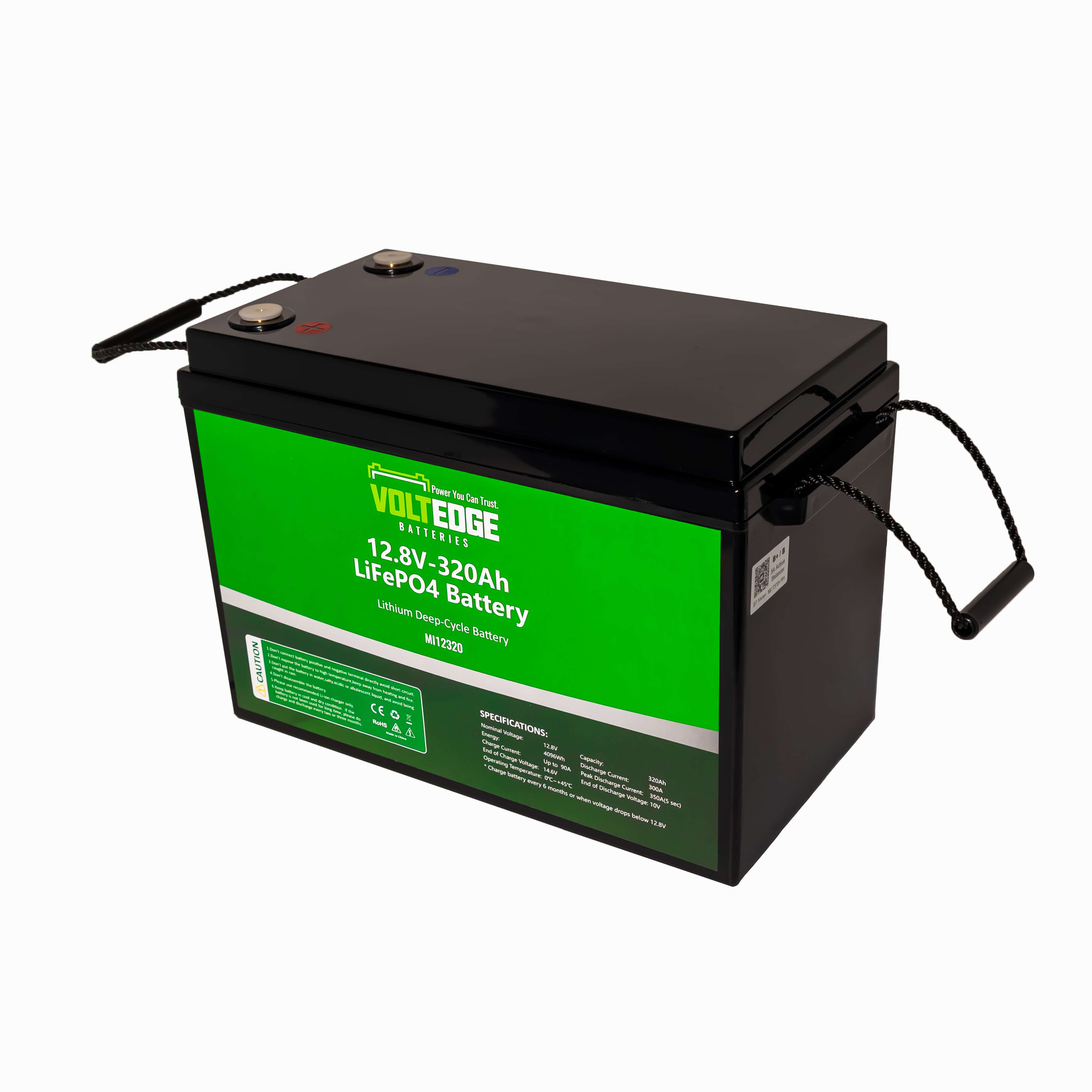 VoltEdge (Premium) 12.8V 320ah Lithium LiFePO4 Battery