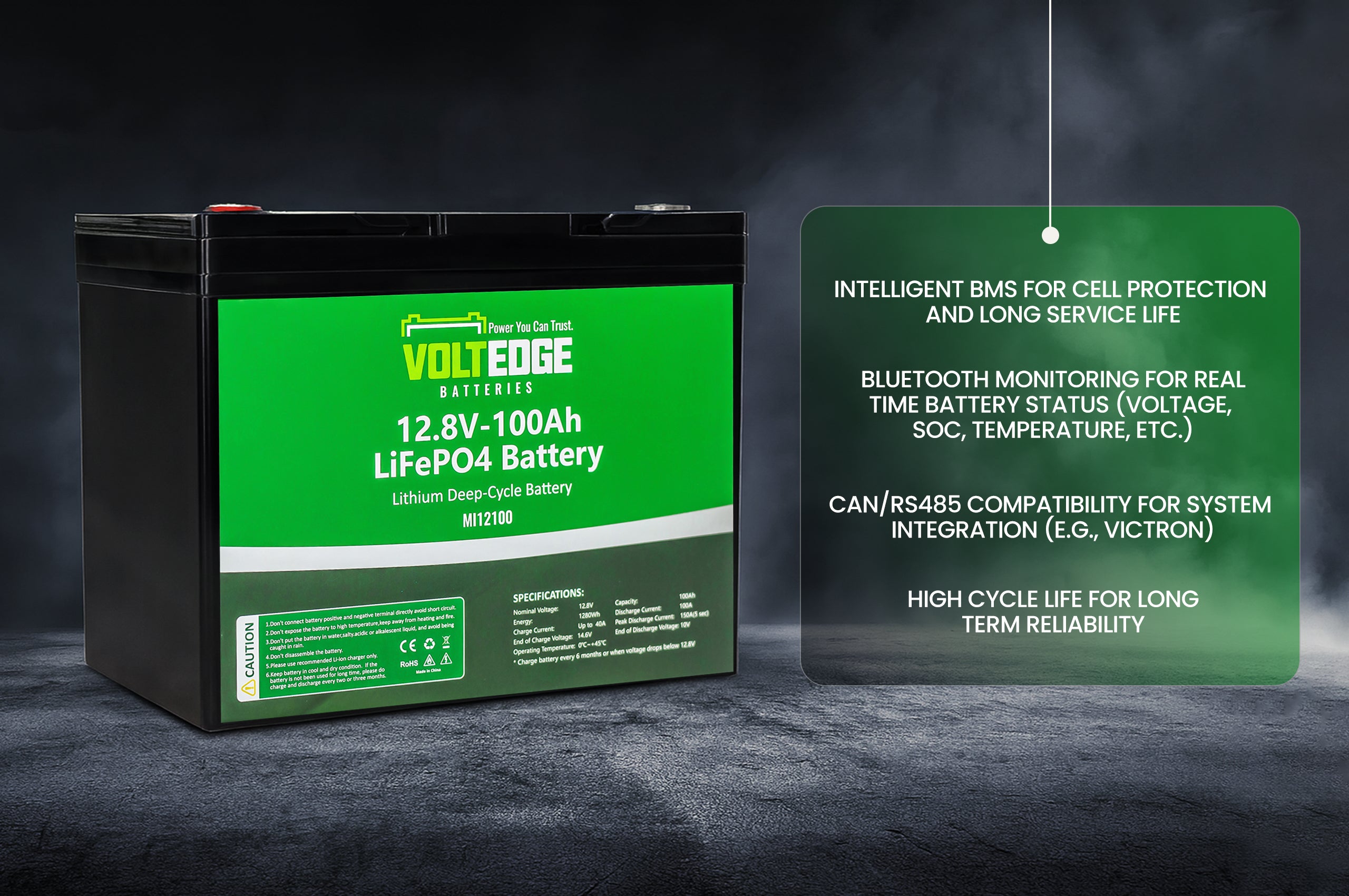 VoltGo Elite Lithium (LiFePO4) Batteries   