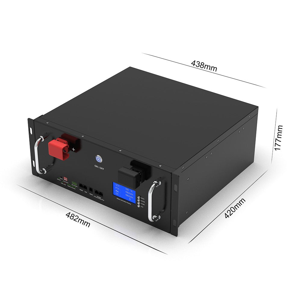 VoltEdge Rack/Cabinet Solar 48V 100AH Lithium LiFePO4 Battery